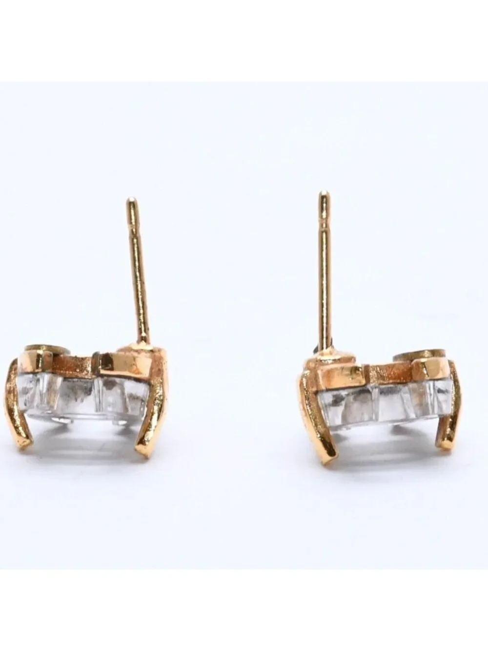 Chanel CC Logo Earrings 02 Metal Clear Gold